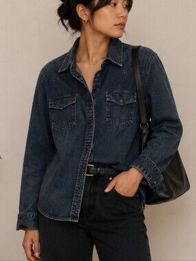 GAP Jean Western Button up Shirt